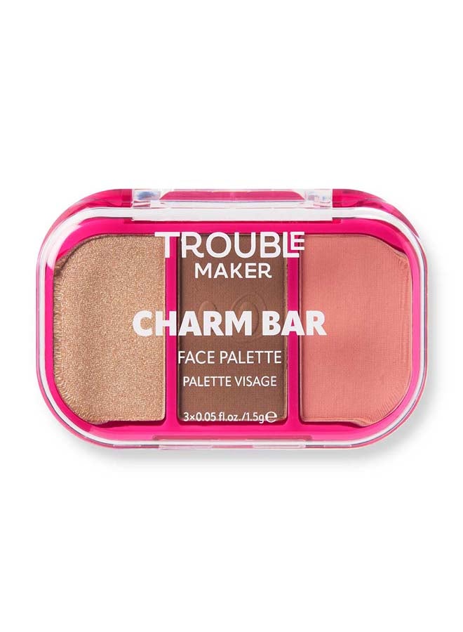 لوحة ثلاثية لوجه تشارم بار حظ سعيد